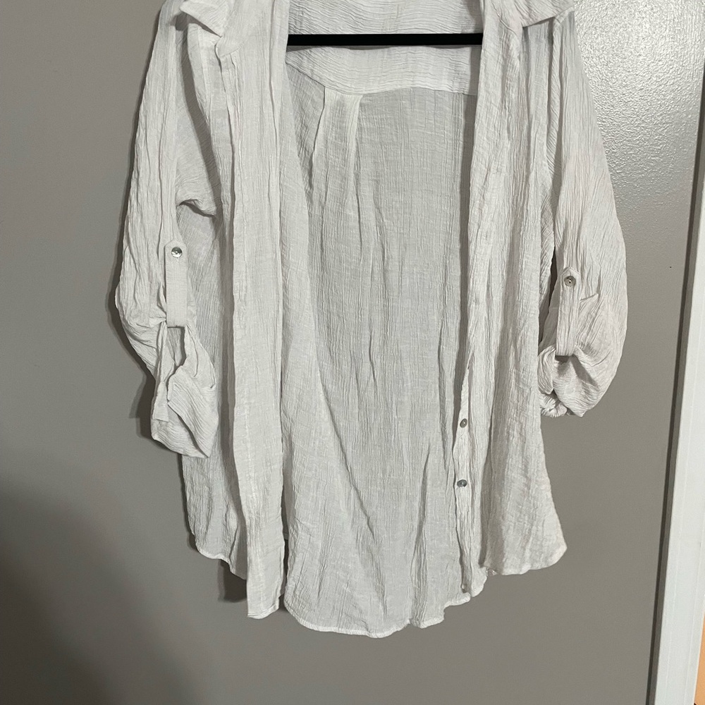White button down - Picture 2 of 3